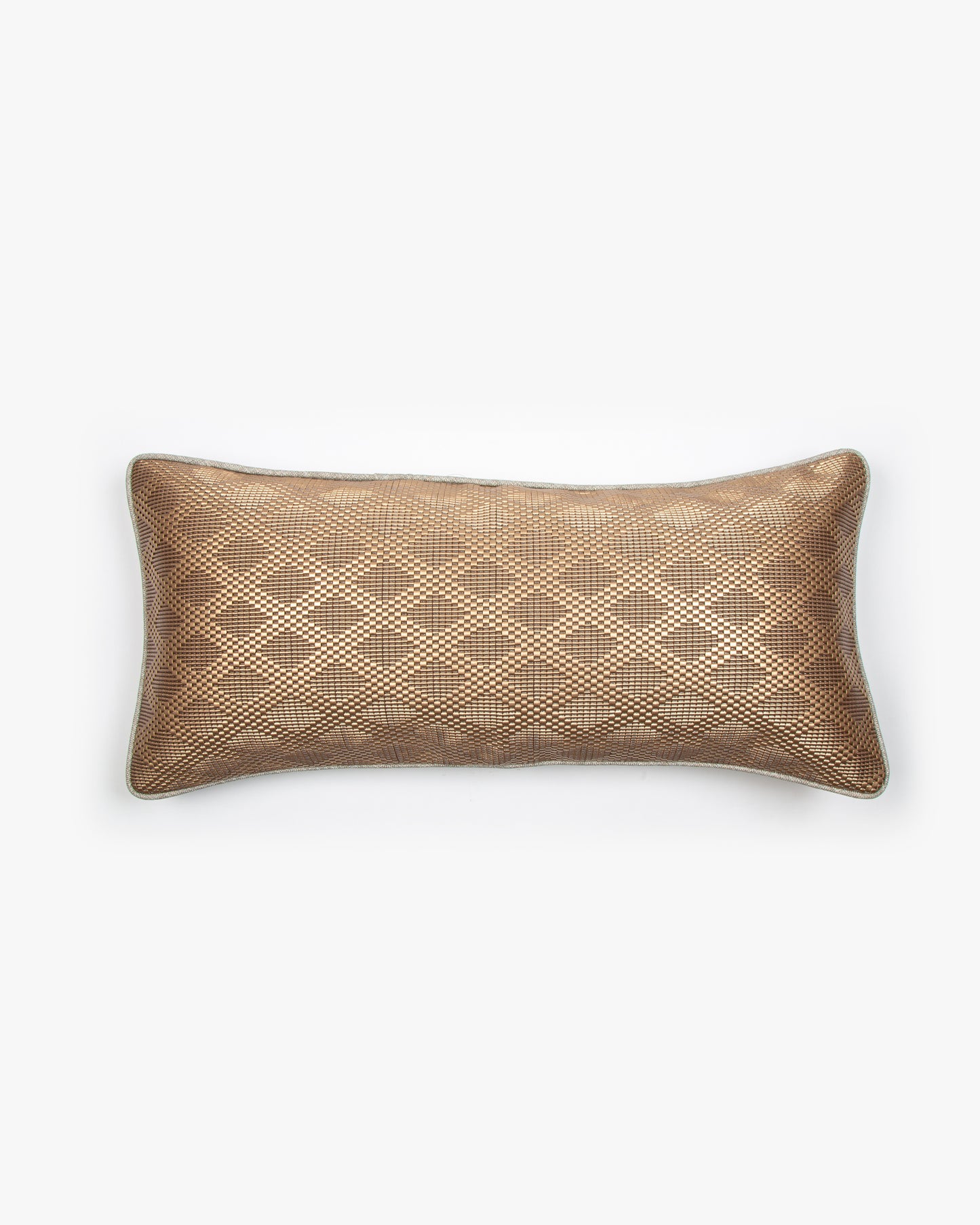 Woven Faux Leather Cushion Cover